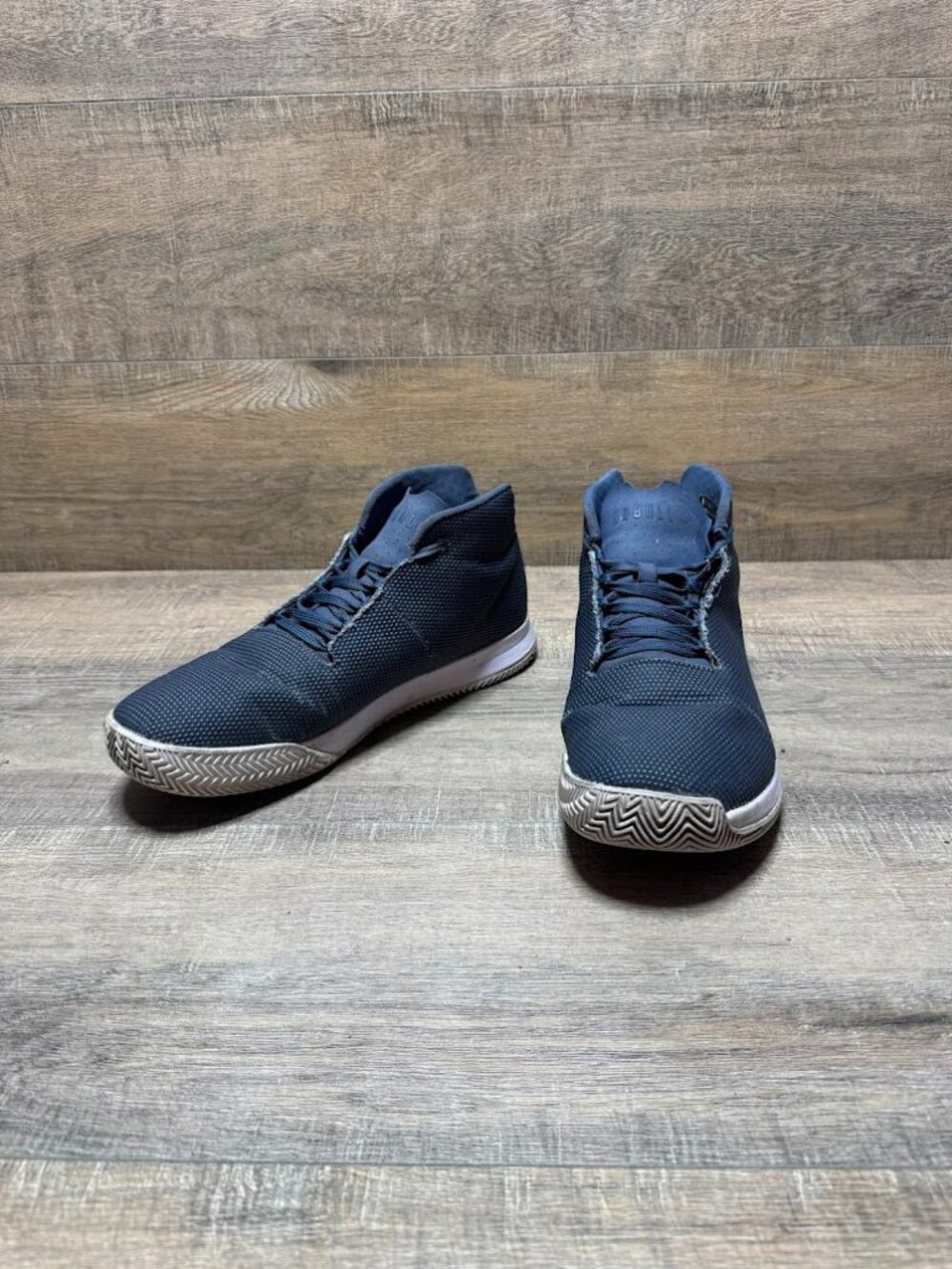 NoBull Mid Court Trainer Blue Textile Sneaker Men's Size 12.5